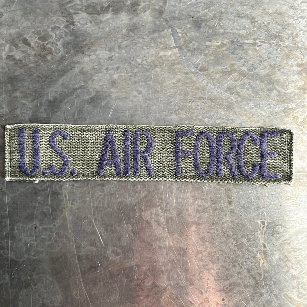 U.S. AIR FORCE embroidered tape patch - Vintage